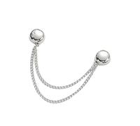 Boîte Perles Boules Kits Anneau | Boucle de raccourcissement de t-shirt pour couturière de récupération | Pince à vêtements sans aiguille, sans fil, sans tailleur Boîtes Argile Pack (Silver, One Size)