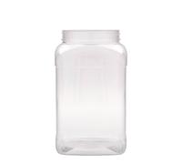 Boîte PET 3 000 ml 'Dana', carrée, plastique, ouverture : 110/400