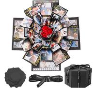 Boite Photo Explosion Box Diy Photo Boite Surprise Boite Explosion Surprise Pour Photos Cartes Petits Objets Boite Cadeau Surprise Pour Saint-Valentin Fête Mères Anniversaires