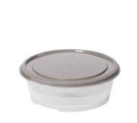 Boite plastique alimentaire ronde de 0,3 à 0,6 litre - 0,3 Litre