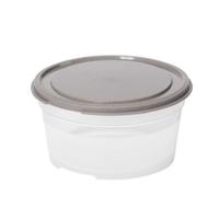 Boite plastique alimentaire ronde de 0,3 à 0,6 litre - 0,45 Litre