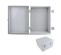 Boite Plastique Etanche IP67, Boite Derivation Murale pour Projet Électrique, Plaque de Montage Sur Grille Incluse(40x30x18cm/16x12x7.1in)