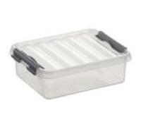 Sunwareshop Boîte de rangement Q-line – 1 litre, transparente avec couvercle