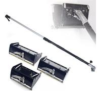 Boîte plate professionnelle de 25,4 cm pour cloison sèche | Outil réglable à 120° en alliage d'aluminium | Comprend une poignée d'extension pour joints sans soudure (1060-1650 mm, 12")