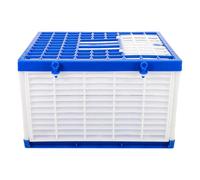 Boîte Pliable en Plastique 4-6, Cage Professionnelle de Lâcher Ventilée | Design Pliable Facile à Entretenir, Circulation D'air, pour Entraînement Extérieur et Expositions