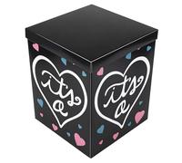 Boîte Pliable pour Annonce de Sexe Noire, Papier, pour Fête
