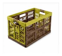 Boîte pliante 45L panier pliant lot de 2 4 achats Soft-Touch transport...
