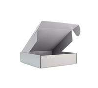 Boîte pliante épaisse en papier ondulé Triple couche, 10 pièces, emballage de couleur, étui Carton Express, vêtements cadeaux, paquet cosmétiques pour Saint-Valentin(Color6,36x24x8cm)