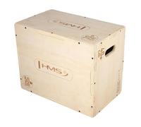 HMS Boîte plyométrique DSC02 Chest Bois 3 hauteurs 300x500x400 mm Beige Unisexe