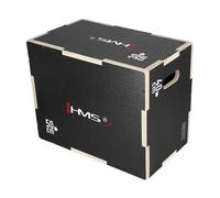 Boîte Plyométrique - Hms - Dsc04 - Ajustable - Bois - Fitness Multicolore