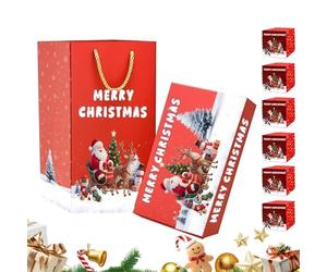 Boîte pop-up de Noël- pour les titres d'argent réutilisables en espèces, coffre-fort cadeau pour souvenirs et enveloppes rouges | Collections de fête pour les événements de matrimon