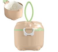 Boîte portative de lait en poudre, boîte d'emballage de lait en poudre - Boîte de poudre alimentaire complémentaire,Pot de stockage de poudre de supplément d'de compartiment séparé pour l'usage de voy