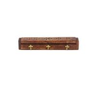 Boite Porte encens en bois de rose - croix