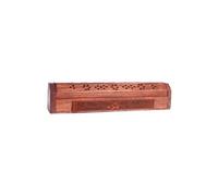 Boite Porte encens en bois motif Ganesh