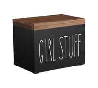 Boîte Porte- : Étui À Serviettes Hygiéniques en Bois Et Panier