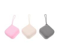 Boîte Porte-tétine pour Bébé en Silicone 3pcs, Légère et Étanche
