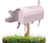 Boîte postale créative sur le thème des animaux | Imperméable pour extérieur | Décoration unique pour jardin, ferme, patio et entrée de maison | Style et amusant