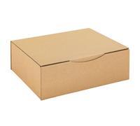 Boîte postale kraft brun simple cannelure H 10 x L 24 x P 30 cm