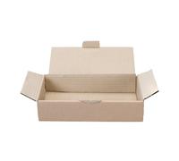 Boîte postale kraft brun simple cannelure H 5.4 x L 24 x P 18 cm