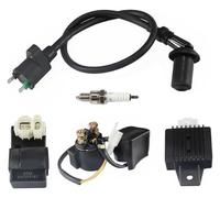 Boîte pour 50cc 125cc 150cc Moteur ATV Dirt Bike Gokart Moto CDI Box Allumeur Bobine D'allumage AC 6 Broches Régulateur Redresseur Relais Kit D'étincelle
