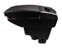 Boite Pour Accoudoir Boîte De Rangement For Console Centrale Compatible Pour Fit Pour Jazz Hatchback 2002 2003 2004 2005 2006 2007 2008 Accoudoir Pivotant(Red Thread)