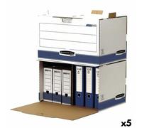 boîte pour archives Fellowes Bleu Blanc 5 Unités [33,5 x 55,7 x 38,9 cm]