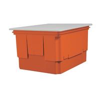 Boîte de dérivation extensible 210 x 165 x 80/150 mm + vis