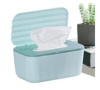 Boîte pour lingettes humides, distributeur de mouchoirs avec couvercle, boîte de rangement pour lingettes humides, boîte à serviettes rechargeable pour la maison, le bureau, les toilettes, les voyages