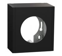 Boîte pour montage en saillie - 1 poste associable - noir onyx - Odace II SCHNEIDER