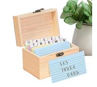 Boîte Pour - Organisation Recettes Avec 150 Cartonnées - Avec Intercalaires Pour Bristol - Idéal Pour truction solide séparateur catégorie orÉtudiants, Bureau Et École À La Maison