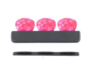 Boîte pour pick de guitare | sélection pour guitare 1 pièce avec support | 8,1 x 1,4 x 0,5 cm étui pour médiator pour guitares acoustiques et électriques, basse, ukulélé | conteneur de stockage
