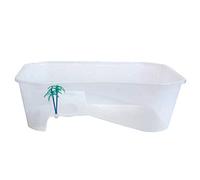 Boîte pour vivarium de tortue - Pour aquarium - Habitat d'élevage - Alimentation pour tortue - Alimentation pour tortue - Avec prélassement - Fournitures pour animaux de compagnie - Amphibiens - Santé