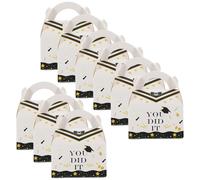 Boîte Présent Décorative Chapeau Docteur Blanc en Papier 50pcs