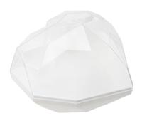 Boîte Présent Fleurie en Acrylique Transparent, Cœur, Réutilisable | Boîte Romantique pour Bonbons et Bibelots, Guirlande Lumineuse et Éponge Colorée
