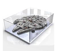 Boîte Présentation Acrylique pour Lego 75192 Millennium Falcon, Boîte Présentation Transparente Anti-Poussière (Vitrine Uniquement) B,3mm