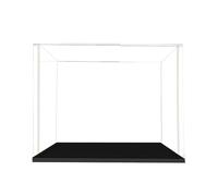 Boîte présentation comptoir en acrylique, boîte rangement modèle hautement transparente, boîte présentation anti-poussière, facile à assembler, adaptée au stockage et à l'affichage(45x45x45cm/17.7x17.