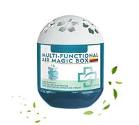 Boîte purificatrice d'air intérieur, dépoussiéreur multifonctionnel, à base de plantes, sans électricité ni bruit, pour purifier l'air en continu (1PCS)