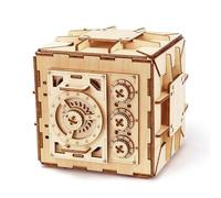 Boîte puzzle 3D en bois - Casse-tête avancé - Réutilisable et portable - Parfait pour les fêtes d'anniversaire et les nuits de famille - Tirelire - Double surprise