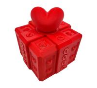 Boîte puzzle en forme de cœur, boîte à monnaie pour la Saint-Valentin, boîte cadeau avec bouchon à vis mécanique, boîtes de rangement décoratives avec design de rangement caché, accessoires de fête