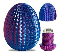 Boîte puzzle mystère labyrinthe d'œufs 3D avec compartiment caché pour l'argent et les trésors, porte-monnaie surprise réutilisable pour anniversaire, Noël, Halloween et Pâques pour enfants et adultes