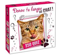 Boîte Quiz Donne ta langue au Chat ! 350 quiz pour les fans de chats ! - Collectif - Play Bac Eds - Boîte ou accessoire - Jeux livres objets