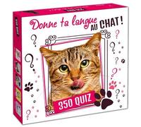 Collectif – Boîte Quiz Donne ta langue au Chat ! – 350 quiz pour les fans de chats ! – Boîte