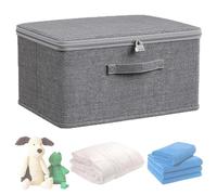 Boite Rangement 30*20*14CM Boite Fermeture a Clef Boite a Medicament Rangement Boite Medicaments BoîTes de Rangement Avec Couvercle,Peut êTre Utilisé Pour Recevoir des MéDicaments, des VêTements