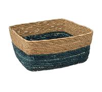 boite rangement 31x15 tresse petrol, pétrole