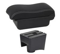 Boîte Rangement Accoudoir Accessoires Intérieurs Automobiles Réaménagement Accessoire Pour VW Pour Polo Mk5 6R Pour Vento 2012-2018(C2 White Line)