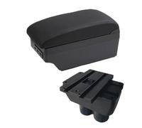 Boîte rangement accoudoir central Pour VW Pour Touran Pour Caddy Boîte D'accoudoir De Voiture Boîte De Rangement De Console Centrale Centrale Avec Interface USB(C2 black line 7USB)