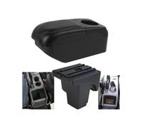 Boîte Rangement Accoudoir Pour Ford Pour Focus 3 MK3 2011-2023 Accessoires En Cuir Pour Accoudoir Voiture Boîte Rangement Pour Console(S1 Black-black 6usb)