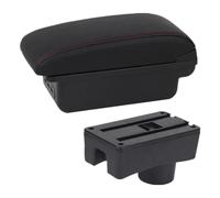 Boîte Rangement Accoudoir Pour Hyundai Pour Accent Pour Tagaz Accoudoir Voiture Boîte Rangement Pièces Rénovation Dédiées Accessoires Intérieurs(B1 Black Red 3usb)