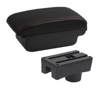Boîte Rangement Accoudoir Pour Hyundai Pour Accent Pour Tagaz Accoudoir Voiture Boîte Rangement Pièces Rénovation Dédiées Accessoires Intérieurs(A1 Black Red No Usb)