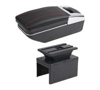 Boîte Rangement Accoudoir Pour Vauxhall Pour O&pel Pour Adam Pour Astra JHG Pour Corsa DC GTC Pour Mokka X Pour Insignia Console Centrale Accoudoir Boîte Rangement Coffre(A Red Line No Usb)